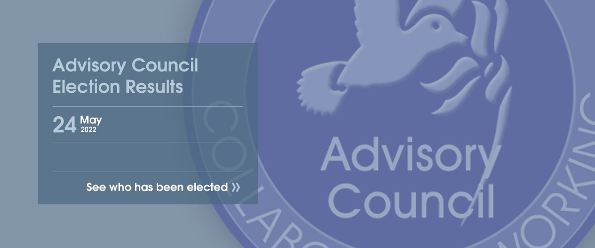 Advisory Council Election Results May 2022